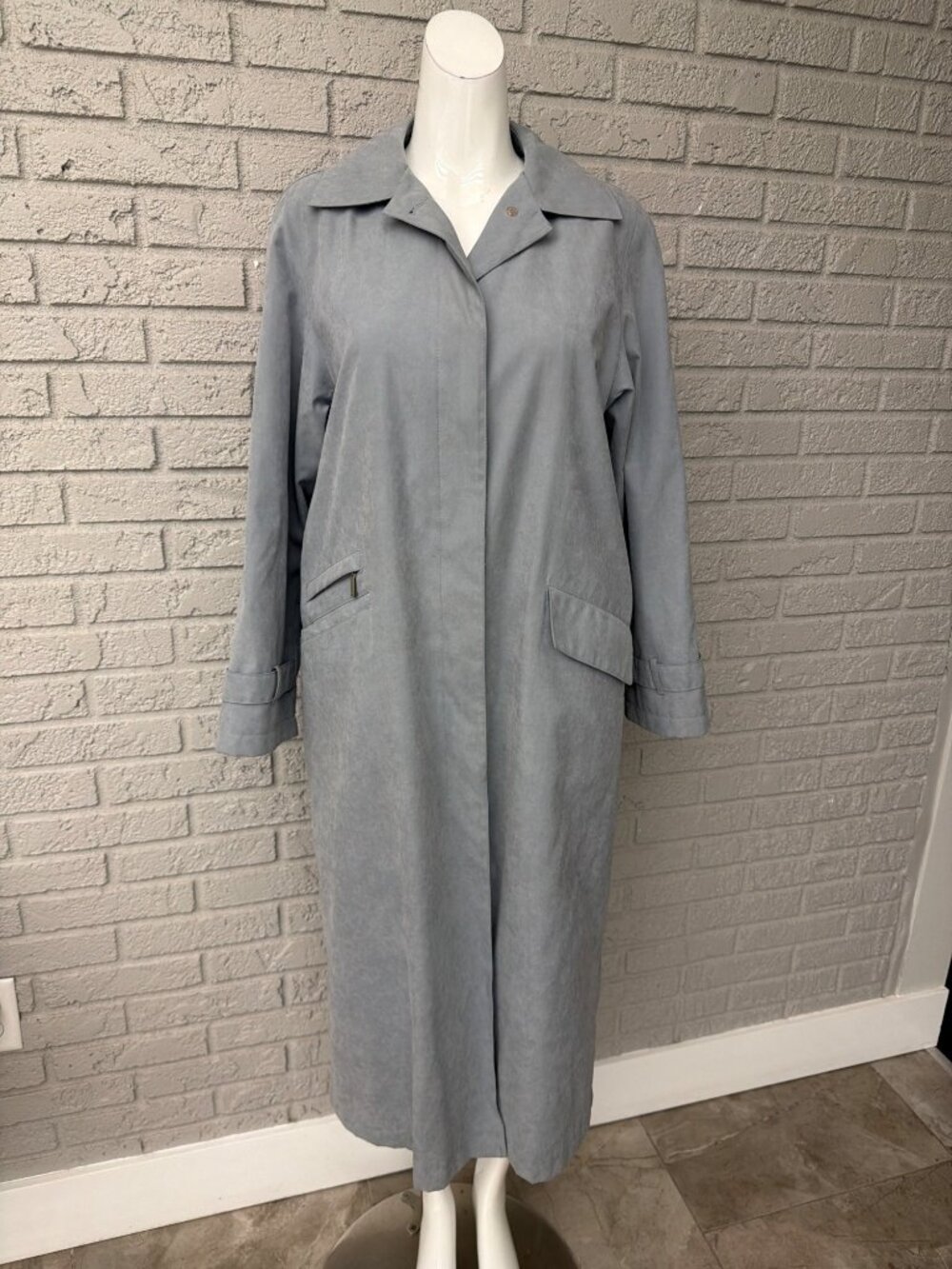 Fleet Street Rainwear Women’s Water-Resistant Trench Coat Size 8P